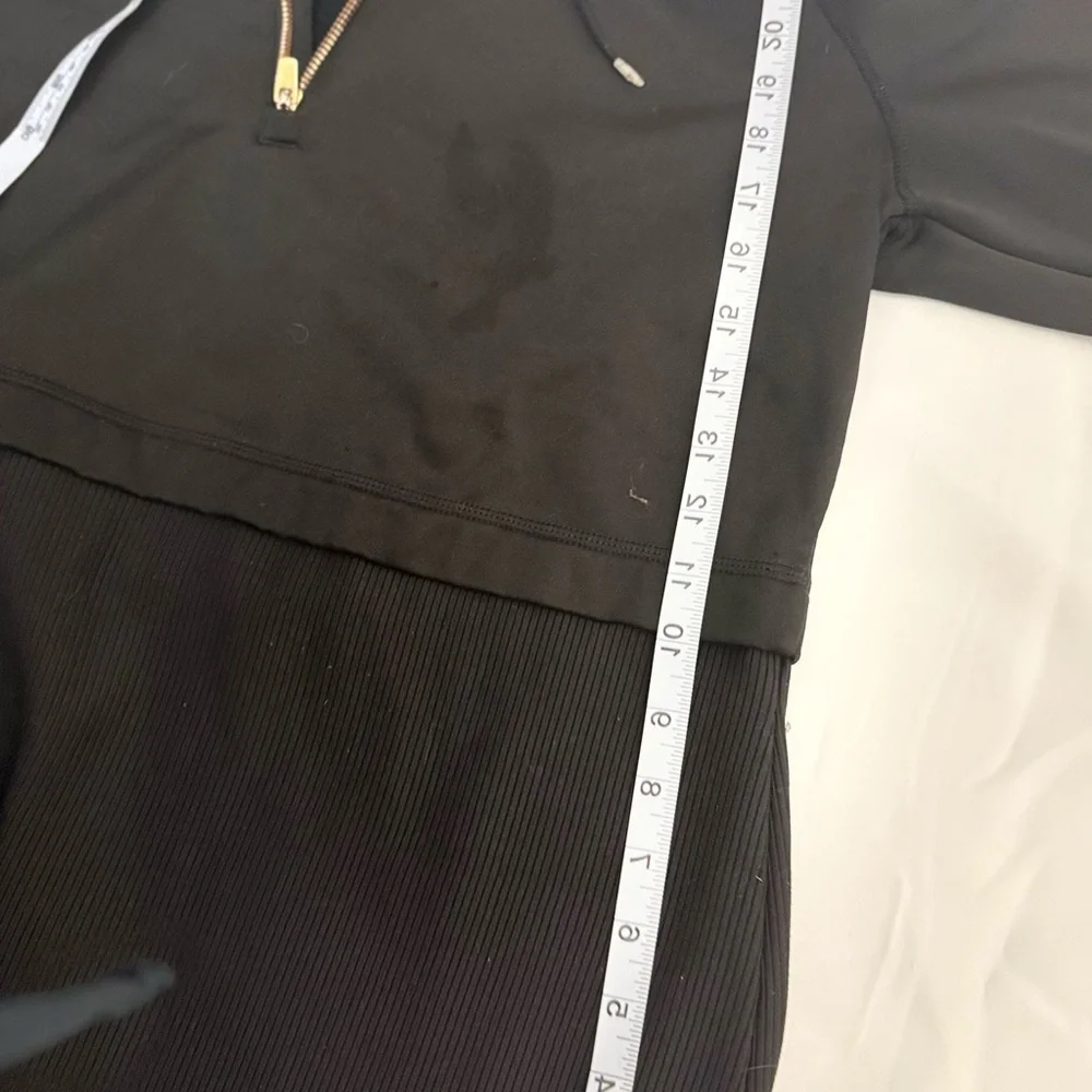 Avia Black Hoodie L Zip Up Sweatshirt Long Sleeve Casual Activewear Pullover Top - Picture 5 of 5